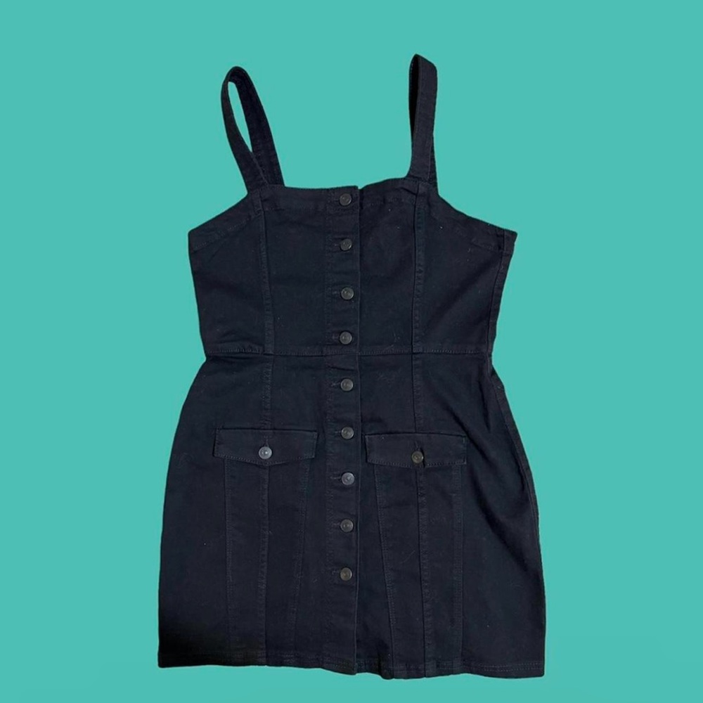 Divided (H&M) black jean dress